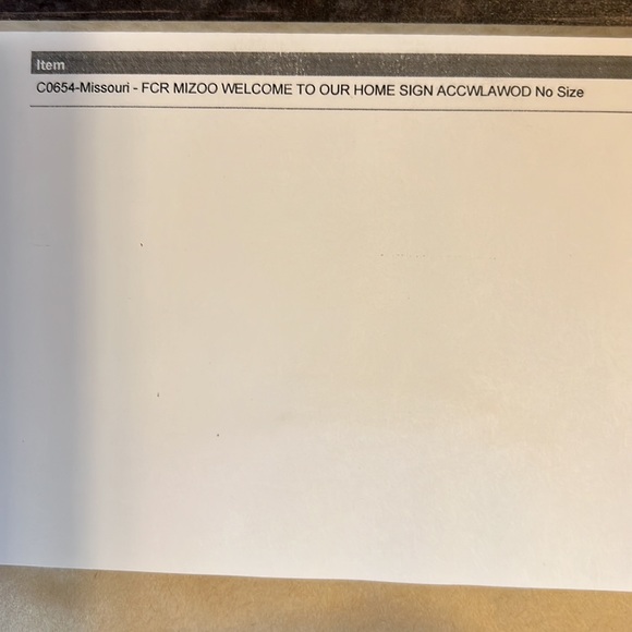 🎉🎉HP🎉🎉MIZZOURI WOOD SIGN "WELCOME TO OUR HOME" - Picture 5 of 6